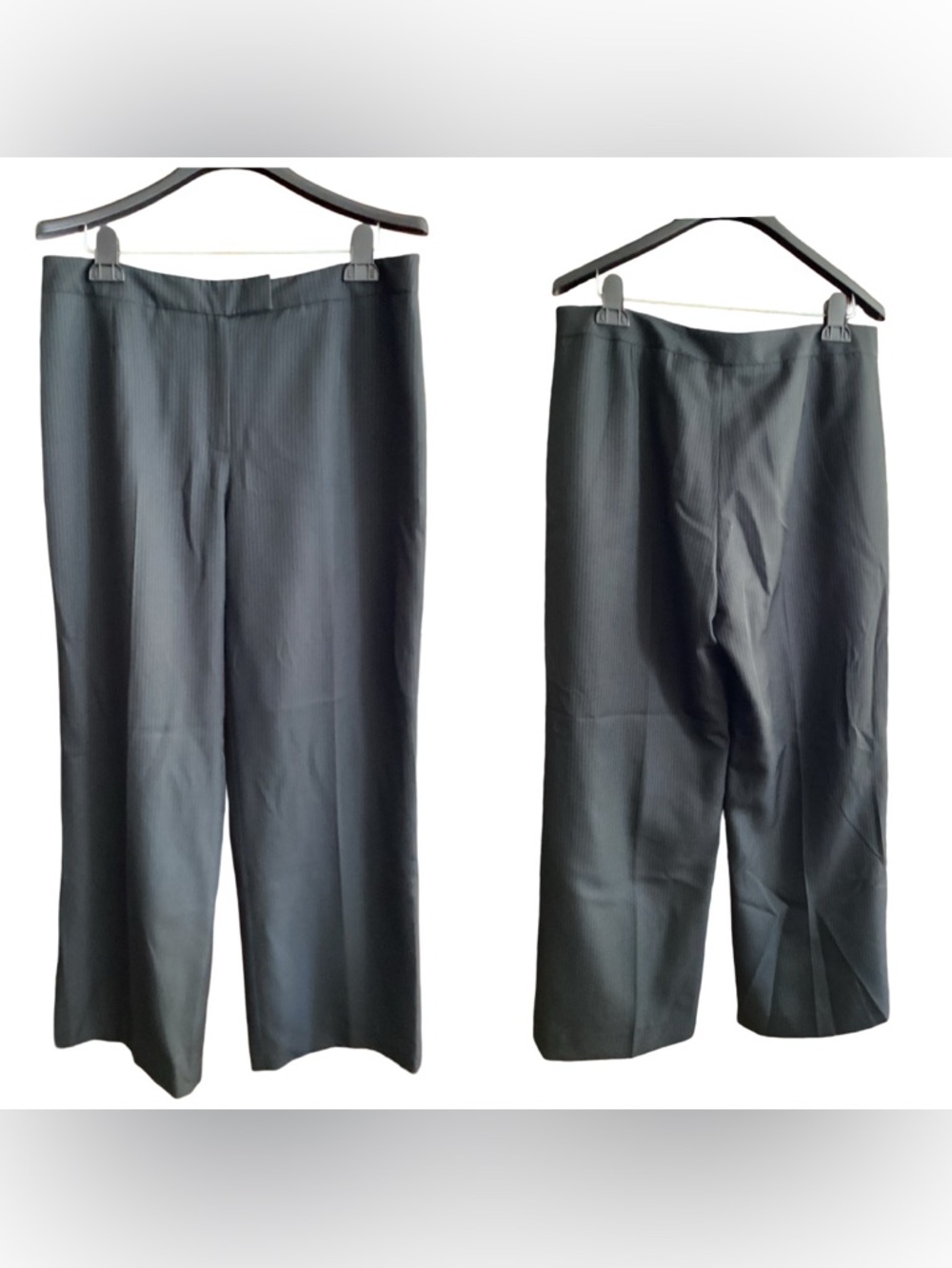 🐰 Evan Picone Black Pinstripe Suit Pants Size 14P